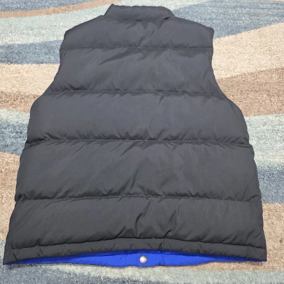Polo Ralph Lauren Boys Reversible Puffer Vest Blue/Black Size L (12–14) - Picture 7 of 12